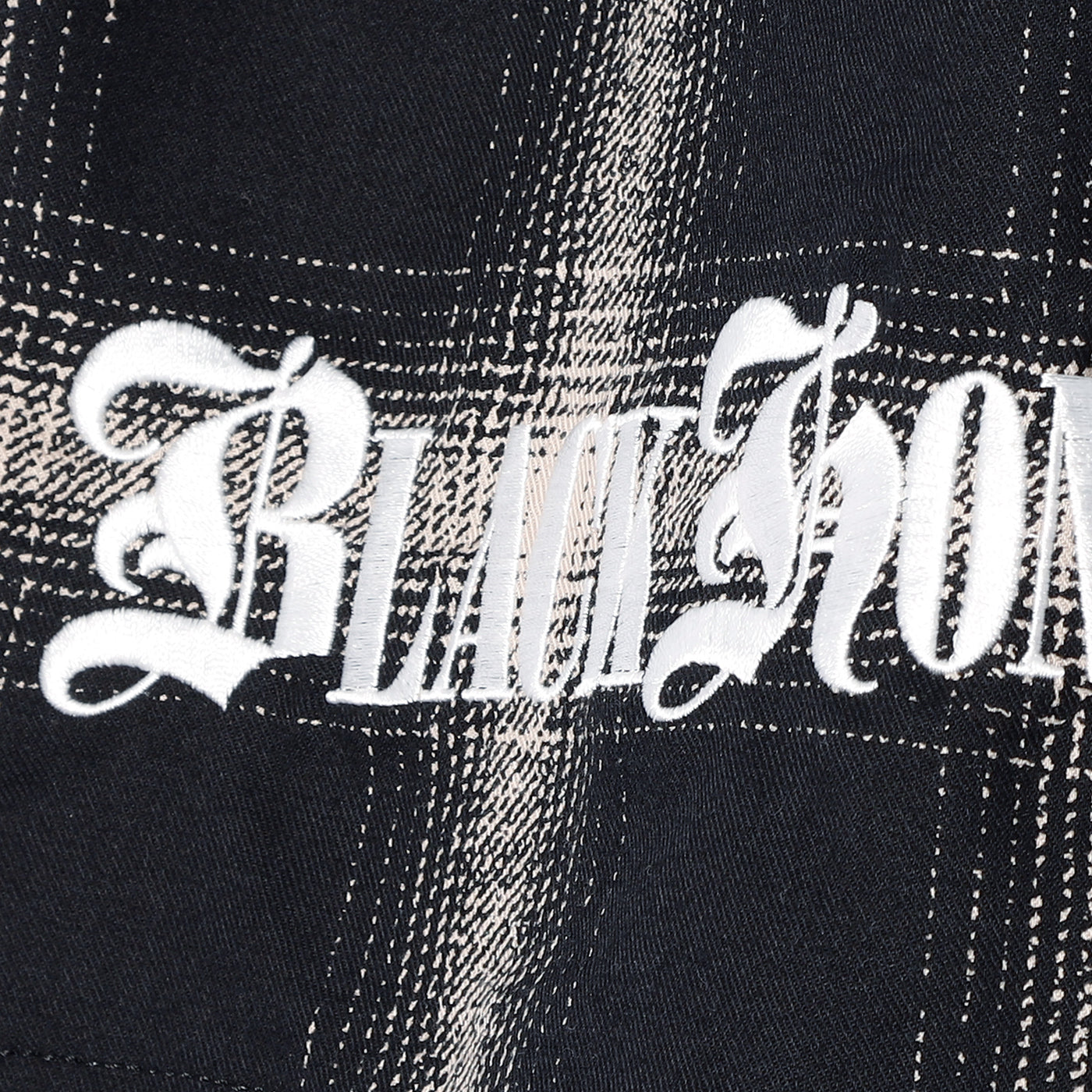 B.H.C.C Embroidery Check Pants / BLACK
