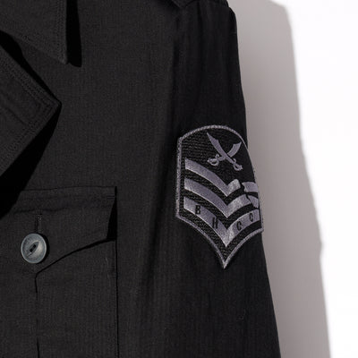 Emblem Military Blouson / BLACK