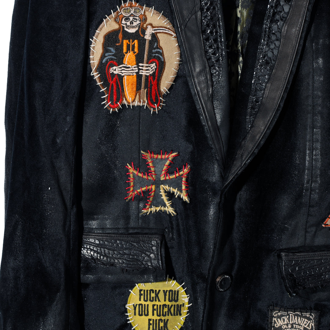 新品 ブラックハニーチリクッキー 20SS シープレザースイッチングジャケット BLACK HONEY CHILI COOKIE(ブラックハニーチリクッキー)B.H.C.C. one
