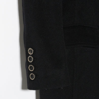 Sleeve Slider Jacket Coat / BLACK