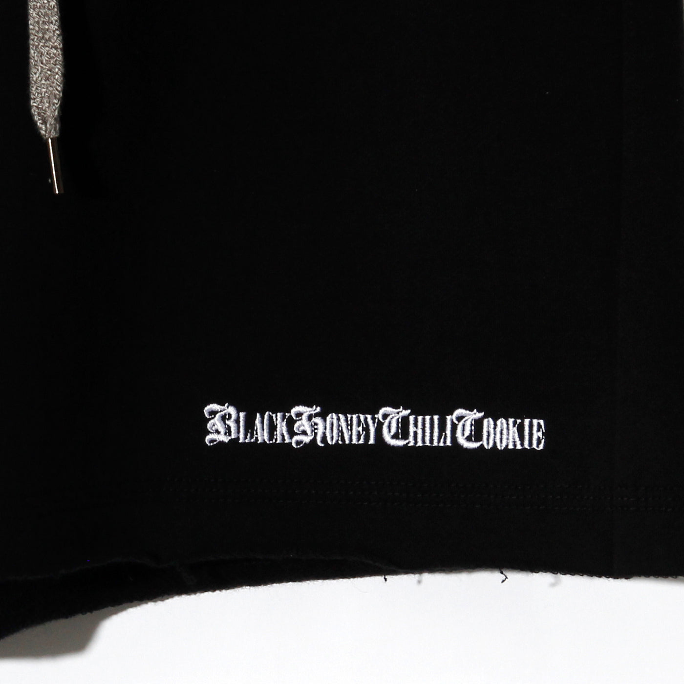 B.H.C.C Logo Print Short Pants(SUVIN GIZA COTTON) / BLACK