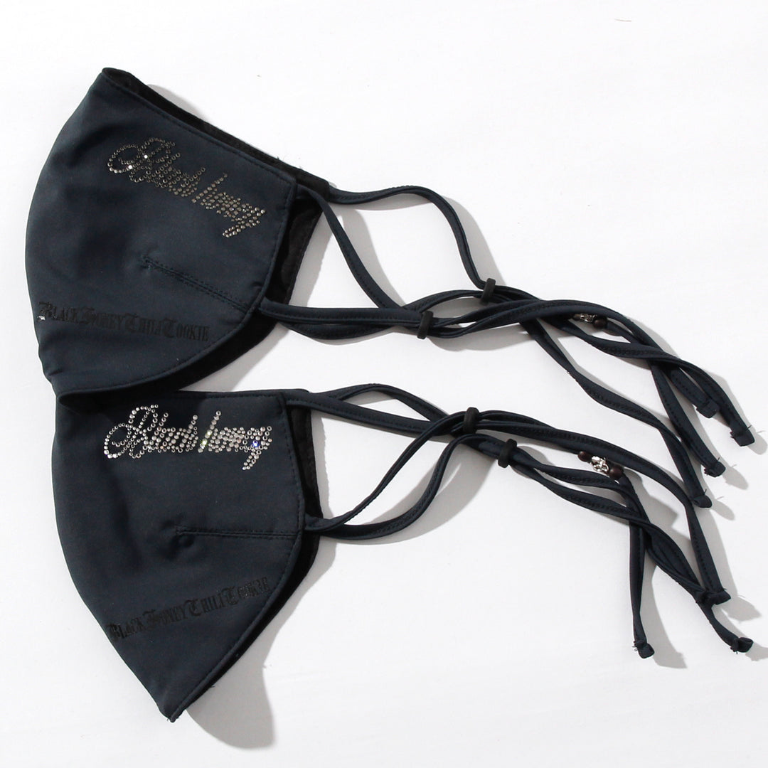 避難用具 BLACK HONEY CHILI COOKIE  Swarovski Mask Black honey Mask / BLACK×BLACK BLACK×CRYSTAL – BLACK HONEY