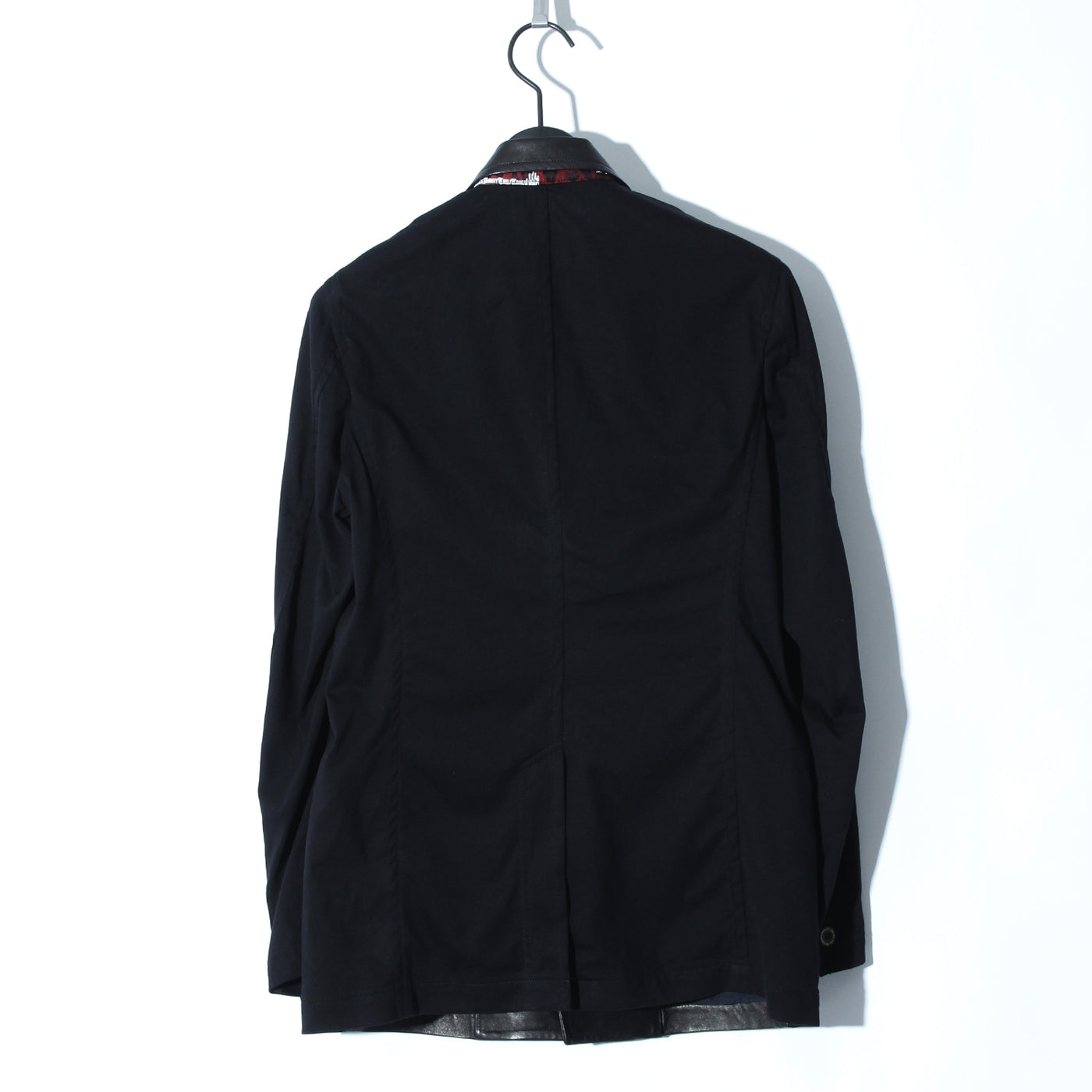Sheep Leather Switching Jacket / BLACK